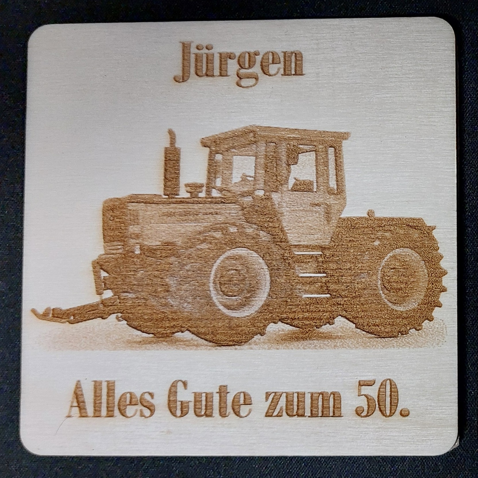Geburtstags-Untersetzer