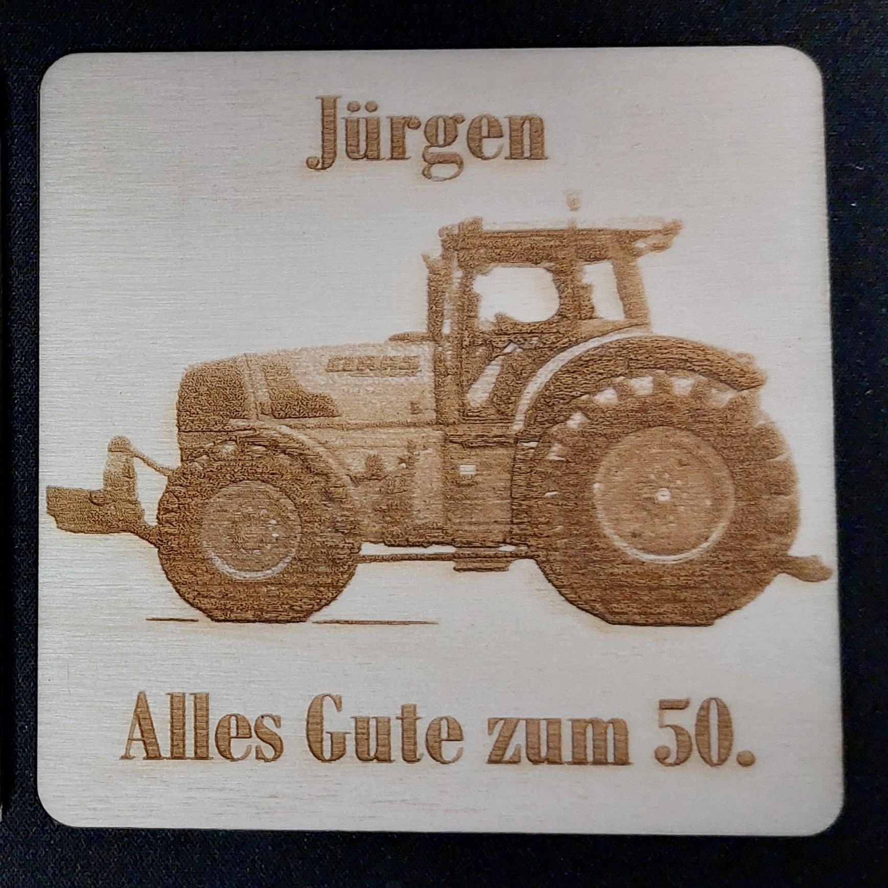 Geburtstags-Untersetzer
